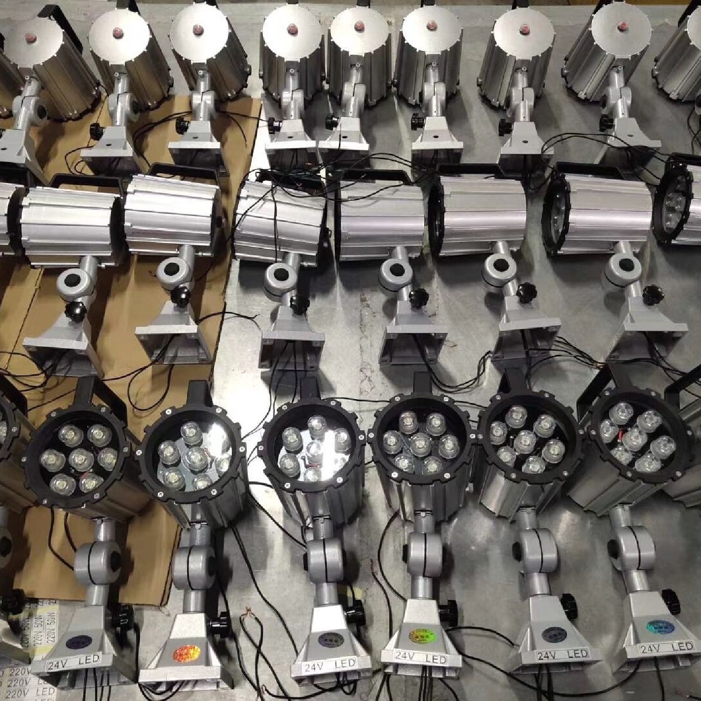 现货24v-220vLED工作灯方底座高亮度工作照明灯LED工作灯车床灯