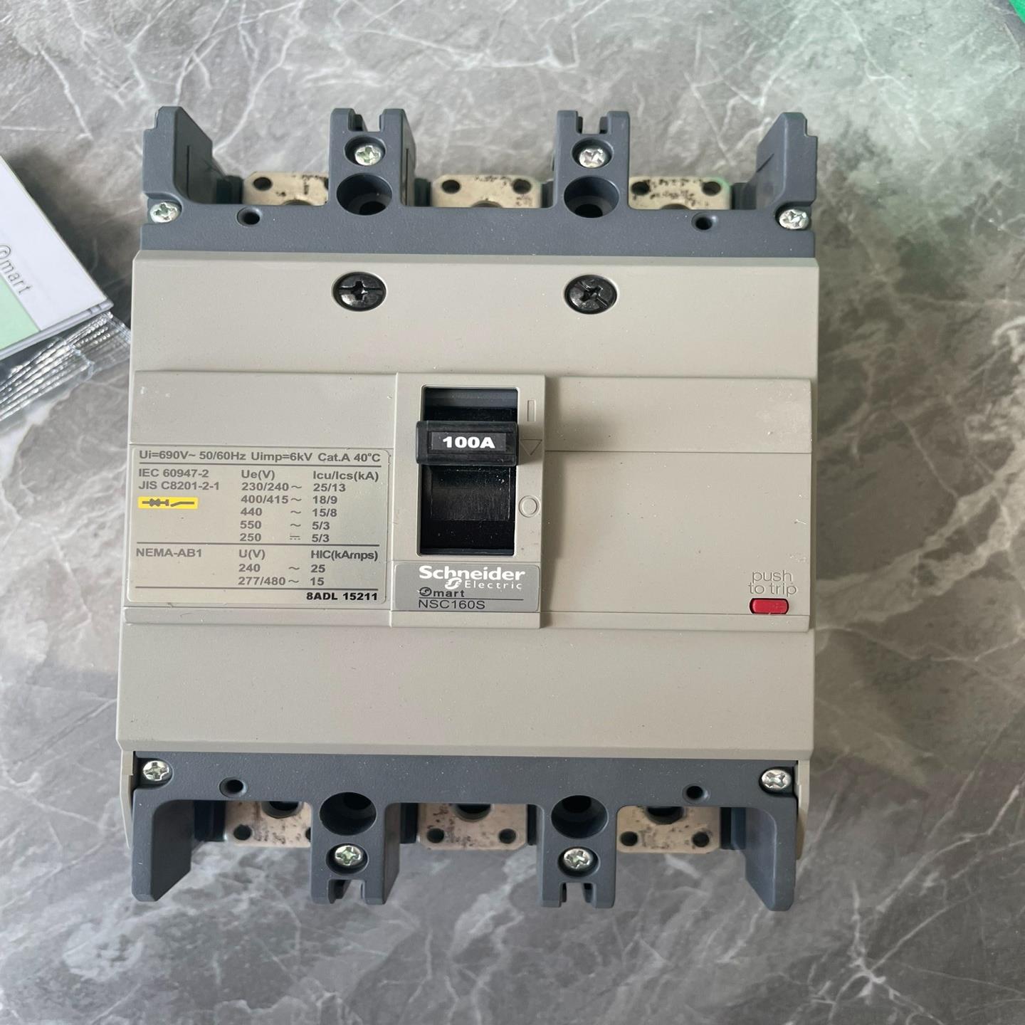 塑壳断路器NSC160S3100N询价