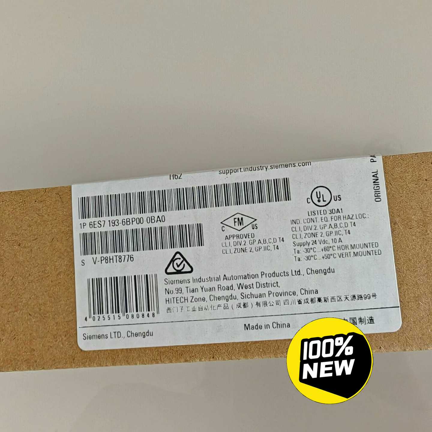 6ES7 193-6BP00-0BA0；议价