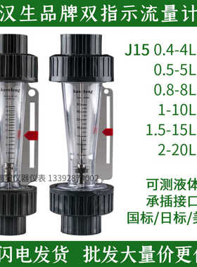 HanSheng流量计汉生PSU液体流量计双指示转子流量计耐腐蚀高