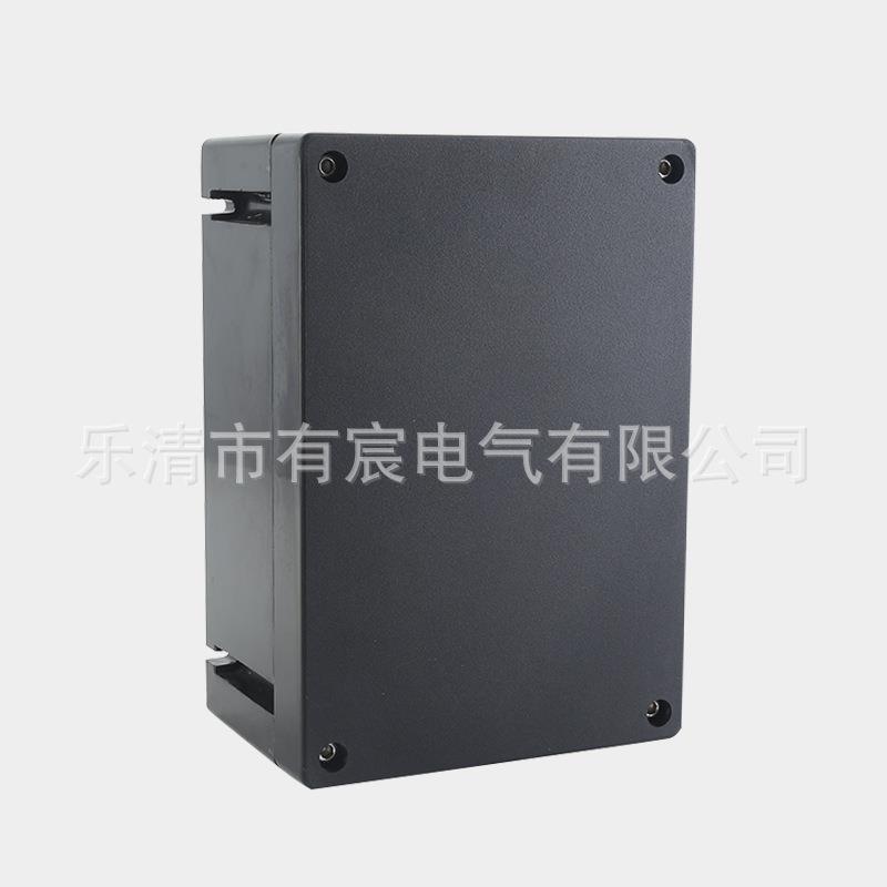 SMC聚酯树脂电缆接线盒 三防接线盒内带合页 黑色防水接线盒IP66