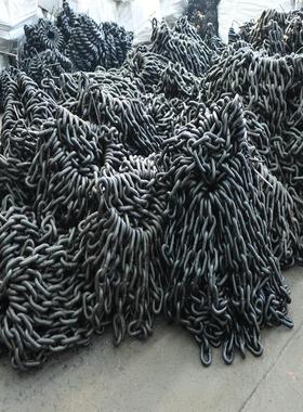 G80起重链条现货吊装用黑色起重链条 矿用圆环链条锰钢起重链条