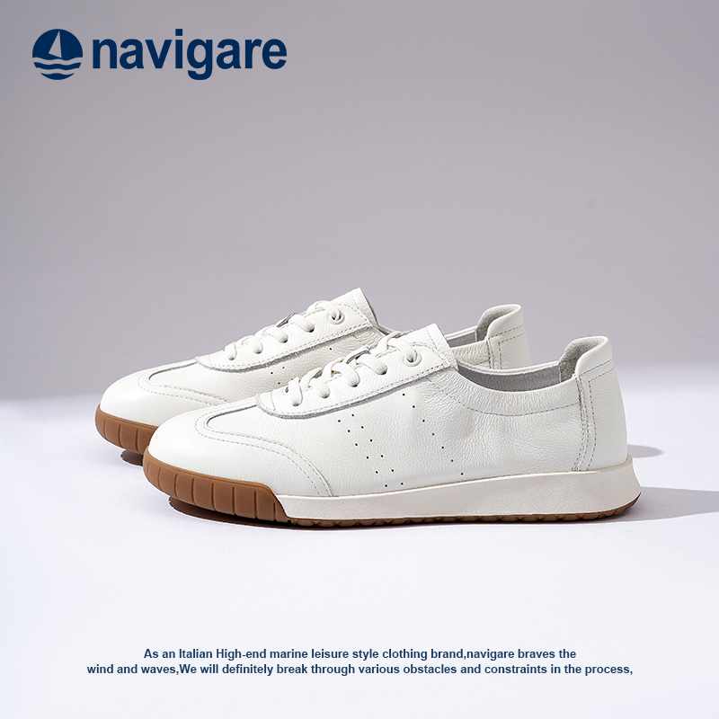 Navigare/小帆船休闲小白鞋板鞋