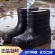 防水防油厨房工作养殖雨靴 加绒加厚保暖防寒水鞋 泡沫雨鞋 男女冬季