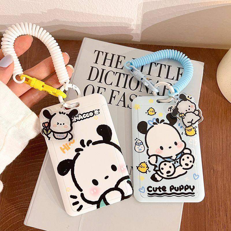 可爱门禁卡地铁卡套浮雕工作证件pc硬壳少女心含挂绳弹簧绳帕恰狗,文具电教/文化用品/商务用品,卡套/证件套,淘宝优惠券,粉丝福利购,淘宝优惠卷