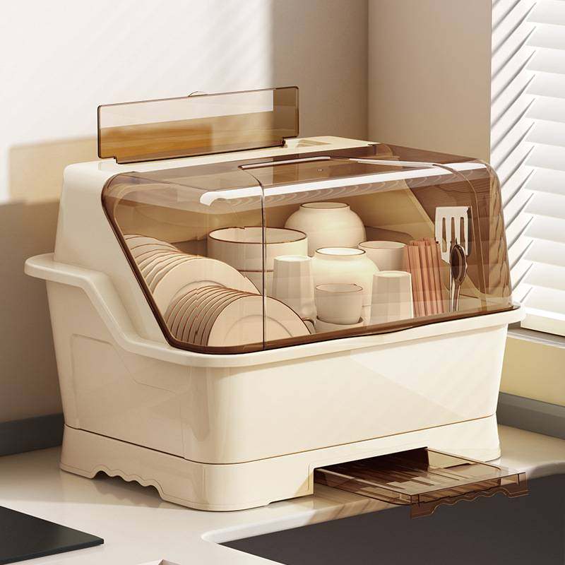 ?家用厨房碗柜大容量碗筷刀叉收纳盒带盖防尘碗盘碗架餐具沥水碗,厨房/烹饪用具,碗架,淘宝优惠券,粉丝福利购,淘宝优惠卷