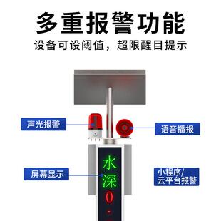 积水监测站城市道路内涝低洼地埋水尺水位监测设备传感器实时预警