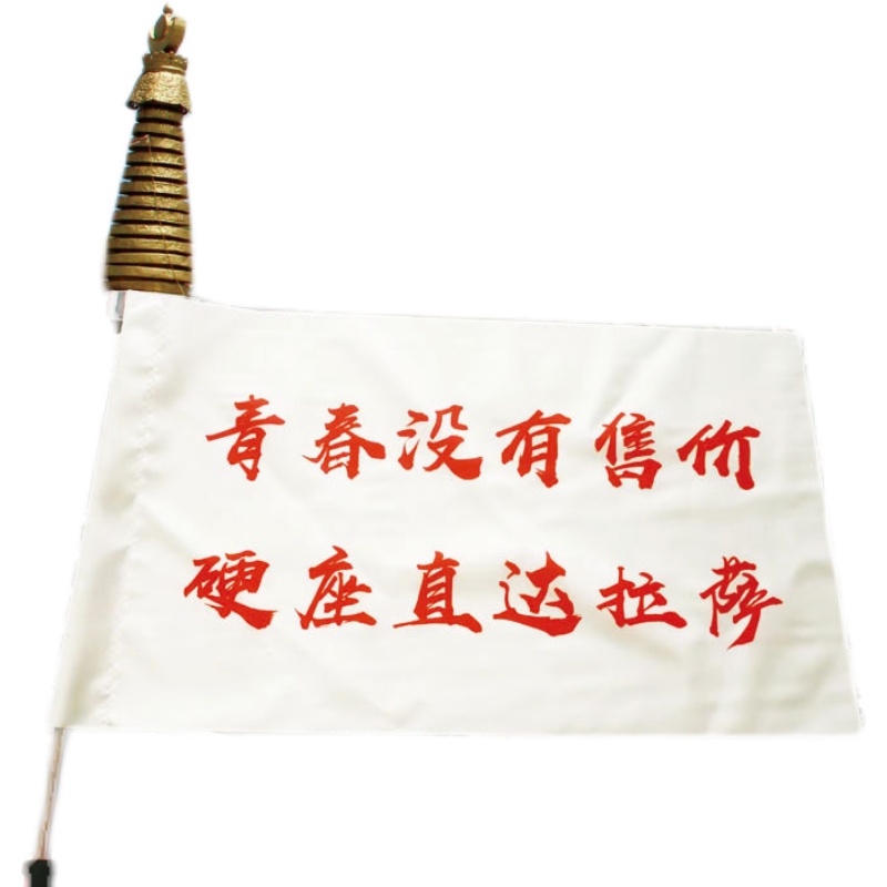 青春没有售价硬座直达拉萨旗帜定做旗子定制彩旗制作队旗订做红旗