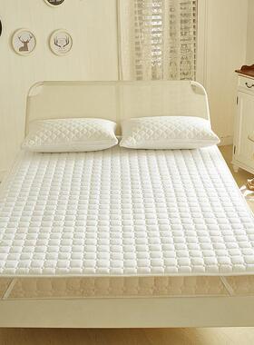 酒店宾馆民宿用床护垫白色软垫子1.5床褥子席梦思榻榻米防滑1.8床