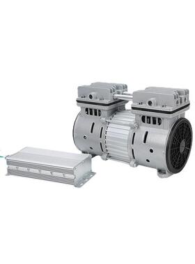 8bar 1HP 750W直流空压机静音无油泵呼吸机空压机供10L 15L实验室