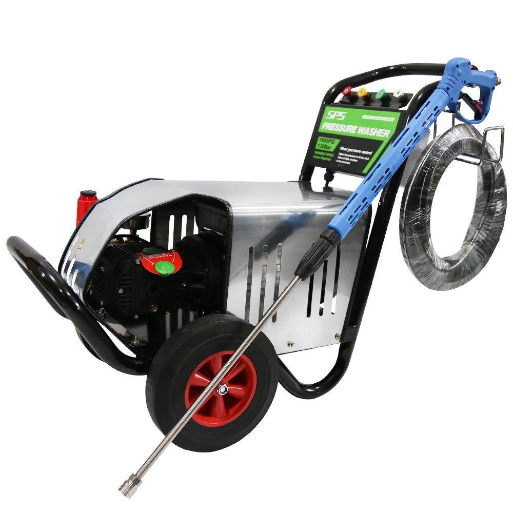 SPS商用3KW大功率洗车机冷高压清洗机洗车商用水枪除锈洗车店220V