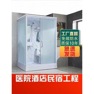 一体式 整体淋浴房卫生间房间加装 家用集成淋浴房封闭免做防水