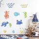 斯堪 饰墙装 纳维亚风格 毛毡墙贴纸海底世界不干胶儿童房背景墙装