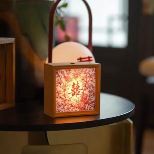 喜字相框灯摆件结婚装饰婚房布置客厅卧室新房新婚夜灯送新人礼品