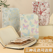 多功能首饰收纳册外出旅行便携保存项链黄金收纳书册防氧化轻奢高级感手饰盒耳环手链手镯戒指包分格布收纳包