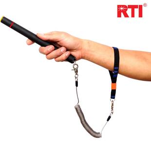 不锈钢丝失手绳防丢绳溜鱼绳2米手腕带 RTI 渔具配件垂钓用品工具