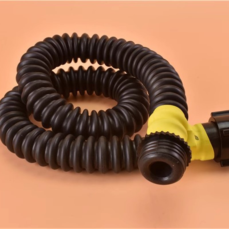 防毒面具导气管051米波浪管防化面罩配件滤毒罐通气连接管无异