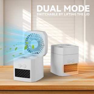 暖风机家用桌面迷你冷热两用取暖器便携小型冷暖风机工厂 新款