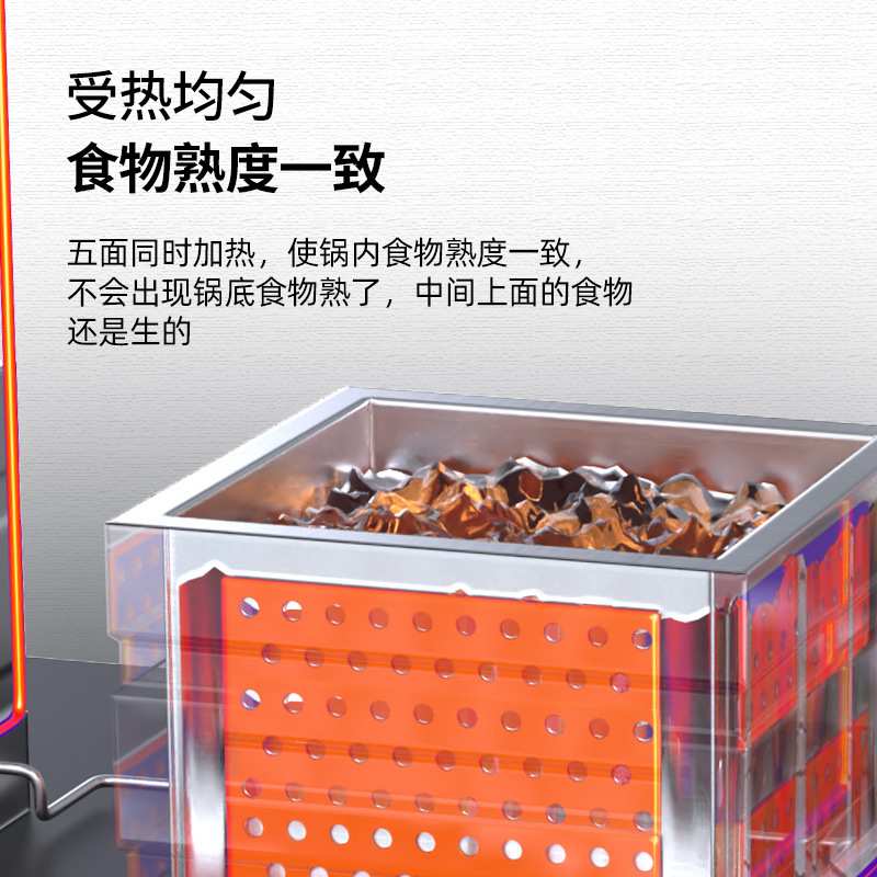 连续式蜂窝卤煮锅牛肉猪头肉烧鸡卤大型工厂蒸汽卤设备蒸汽节能