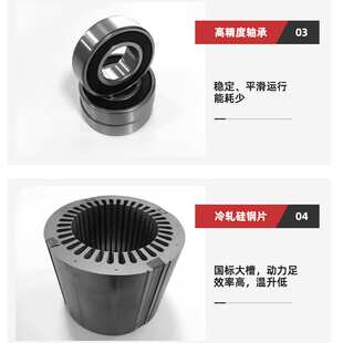 厂家现货三相异步电动机YS7124短轴全铜线电机耐高温电机