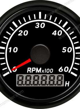 ECPC直径52MM多色背光 指针转速表6000RPM