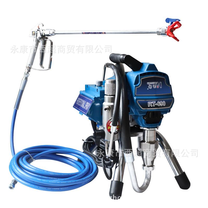 电动柱塞高压无气喷涂机喷乳胶漆涂料喷涂机油漆自动喷漆机