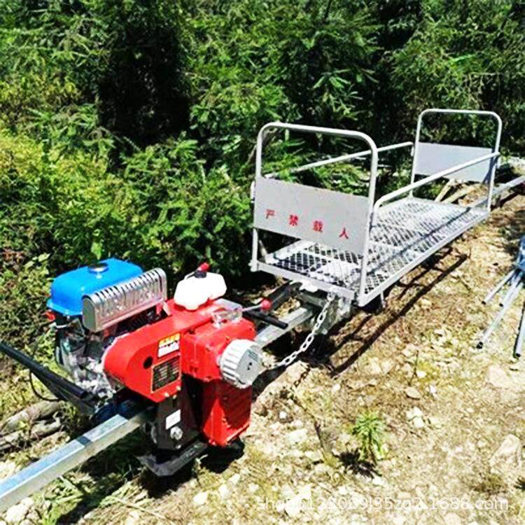 山地果园单轨运输车爬山虎爬坡搬运车 施工搬运小火车配件