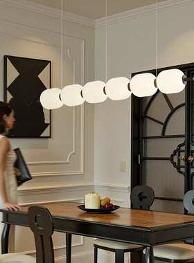 字长灯具台灯餐厅古风法式葫芦一中古吧台饭厅长条创意糖葫芦餐桌