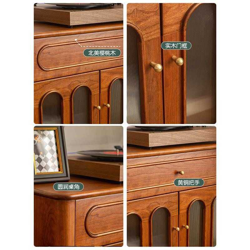 中古复古风实木餐边柜法式樱桃木酒水柜焦糖色餐厅收纳柜,电子元器件市场,其它元器件,淘宝优惠券,粉丝福利购,淘宝优惠卷