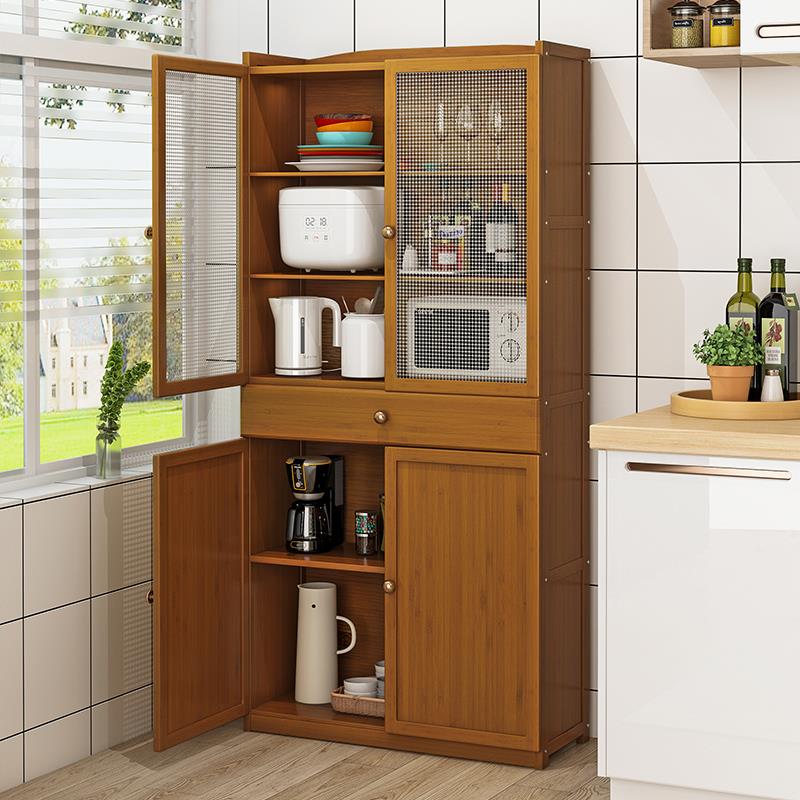 M&碗柜农村家用橱柜厨房餐边柜透气储物柜柜子老式柜置物架厨柜菜