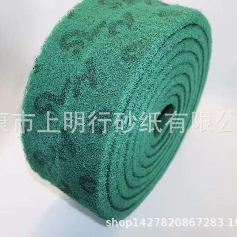 粗硬厚工业百洁布卷不锈钢除锈拉丝布铁板烧洗碗布商用清洁百洁布