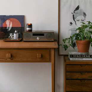 现代缅甸柚木书桌手工打造书房家用卧室书桌坚固耐磨办公实木书桌