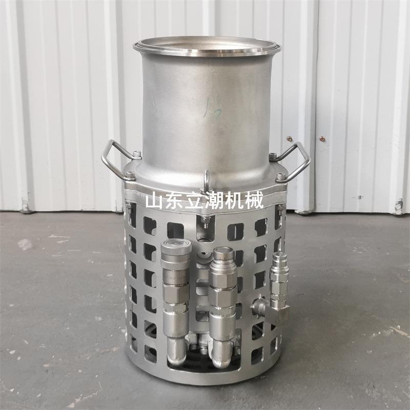 立潮 8寸不锈钢液压潜水泵 排水600方/h 需23匹动力站带渣浆泵