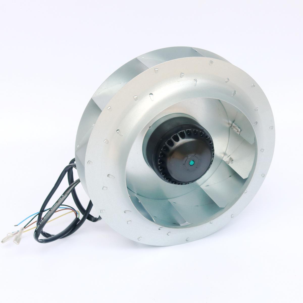 旻益管道通风设备低噪音新风系统AC92交流后倾式外转子离心风机