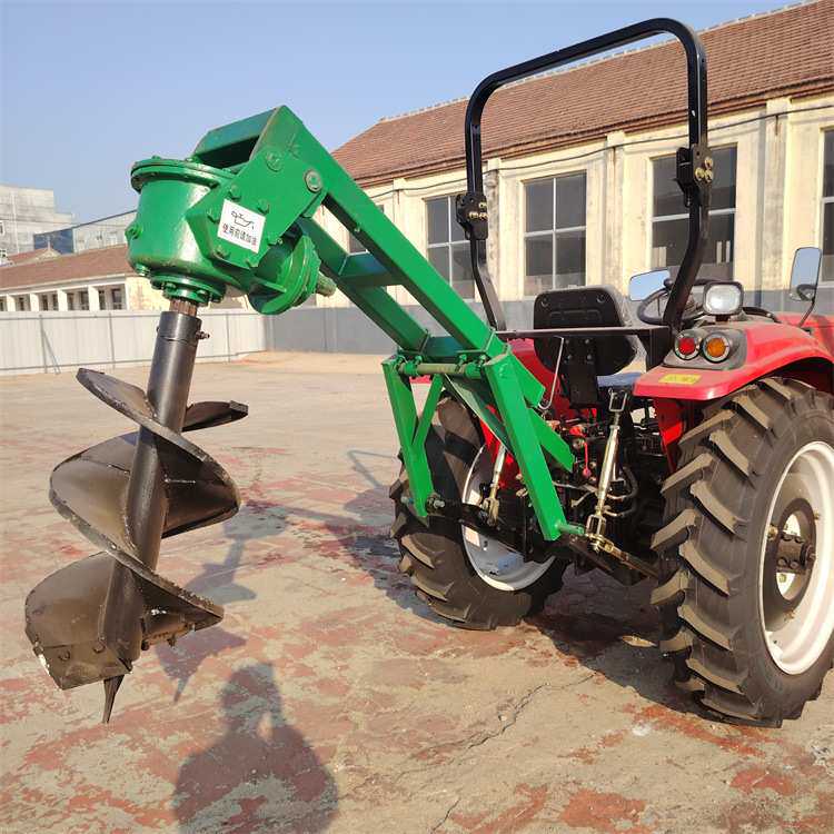 40口径植树挖坑机 拖拉机带的树坑机 土地钻眼挖穴机
