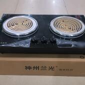 兰光220V嵌入式 无插头 右凹盘3500瓦 电热丝双电灶 左平盘2000瓦