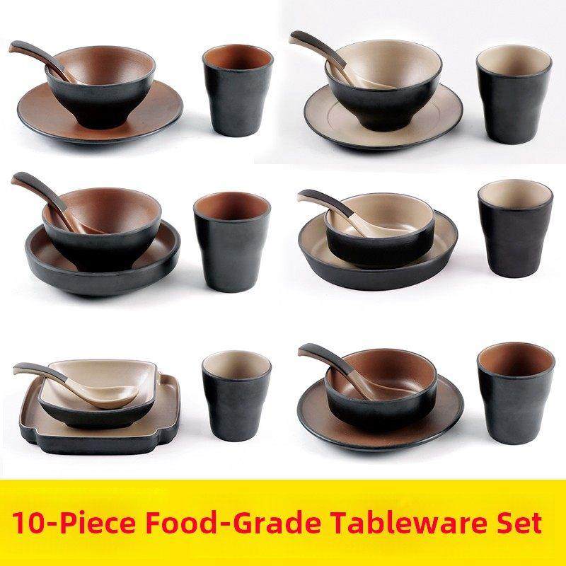 三聚氰胺火锅餐厅彷瓷桌四件套创意酒店餐厅餐厅商业菜品，杯子和,餐饮具,碗,淘宝优惠券,粉丝福利购,淘宝优惠卷