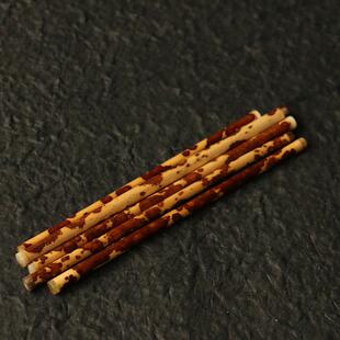 精品纯手工制作天然越越湘妃竹小手把件竹雕竹制小竹棍手玩竹节枝