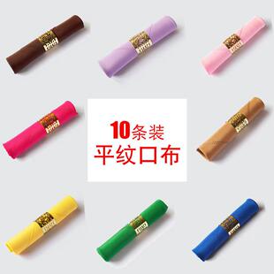 10条折花口布酒店用西餐厅餐布饭店高档加厚擦杯餐巾布纯色西餐巾