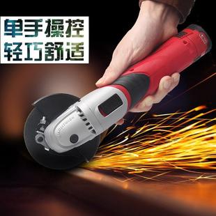 mini角磨机锂电池切割机小型电磨打磨机家用手持电动磨光机 充电式