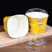 马斯卡彭爆浆蛋糕杯生椰拿铁杨枝甘露膨胀爆浆面包杯耐烤纸杯盒子