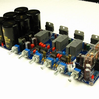 TDA7293 21声道低音炮放功放板 成品板 (升级版带保护电路)