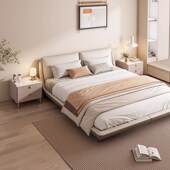 实木床头柜简约现代床边柜新款 轻奢高级感家用小型卧室置物收纳柜