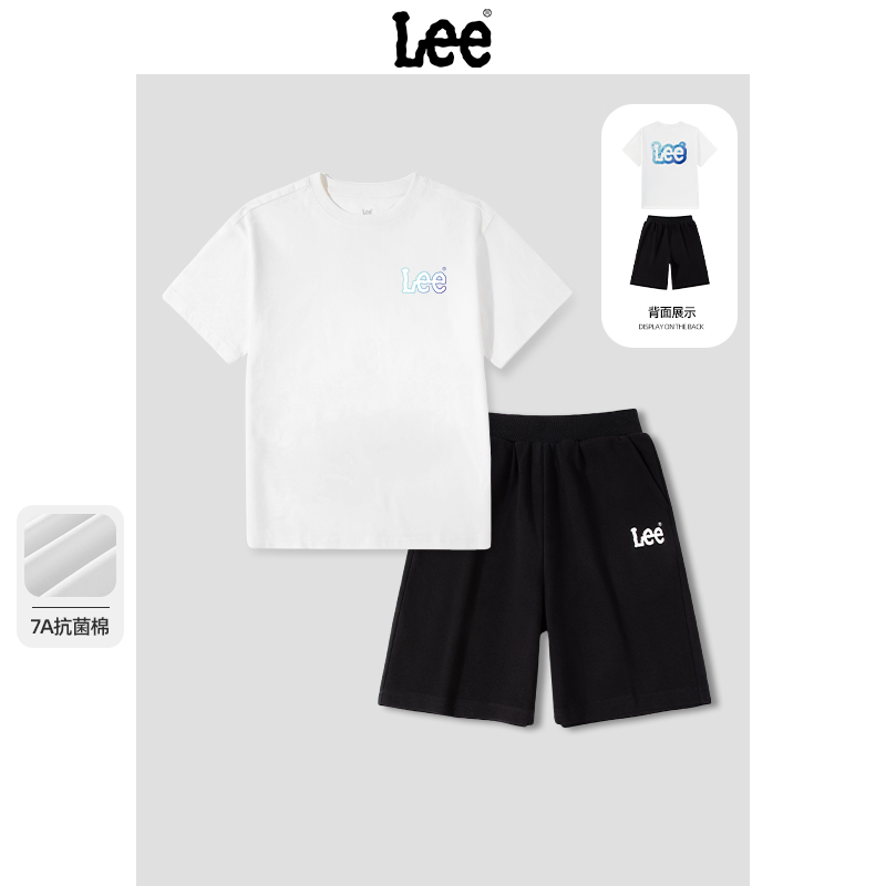 Lee童装男童夏季套装2025新款