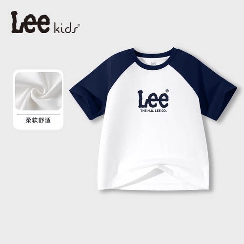 lee童装男童短袖T恤夏季新款
