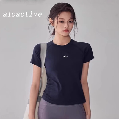 ALOACTIVE瑜伽短袖修身显瘦上衣