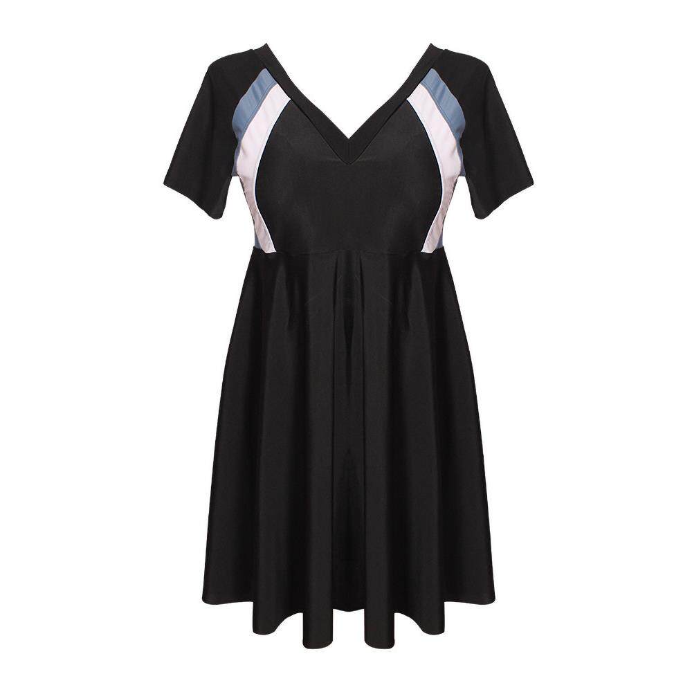 加大码泳衣女300斤遮肚显瘦连体胖mm泡温泉泳衣遮肉裙式200斤泳装