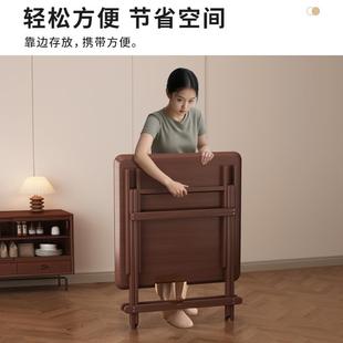 0512可折桌子家用桌出租屋小户作型简易多叠功能正方形桌吃餐