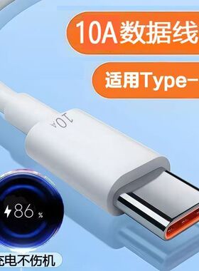 适用荣耀400pro/400smart 5G充电线荣耀GT超级快充66荣耀90/80/300/500/100/200快充线10A加长线120超级快充