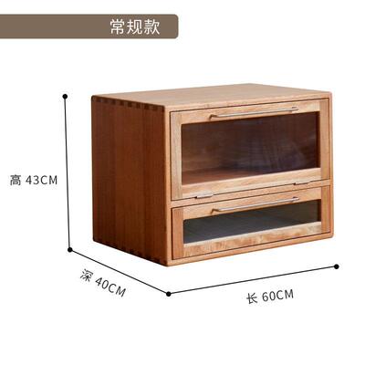2025新款实木卡门柜暖红系家用自由组合陈列柜多用途边柜客厅展柜